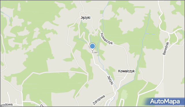 Szczawnica, Języki, mapa Szczawnica