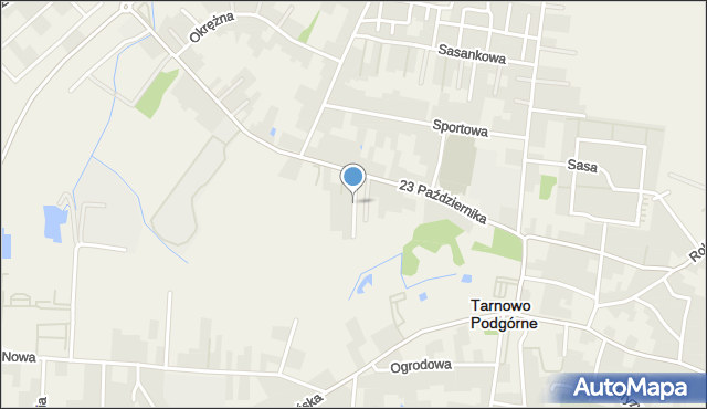 Tarnowo Podgórne, Jesienna, mapa Tarnowo Podgórne