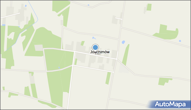 Joachimów, Joachimów, mapa Joachimów