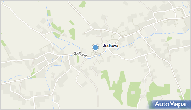 Jodłowa, Jodłowa, mapa Jodłowa