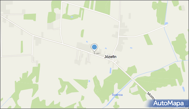 Józefin gmina Kotuń, Józefin, mapa Józefin gmina Kotuń