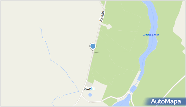 Józefin gmina Lipiany, Józefin, mapa Józefin gmina Lipiany