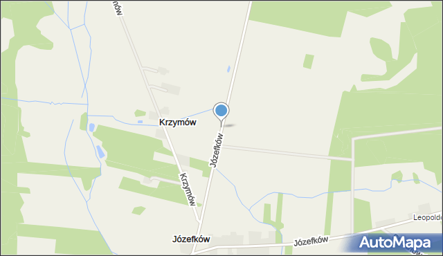 Józefków gmina Szczawin Kościelny, Józefków, mapa Józefków gmina Szczawin Kościelny