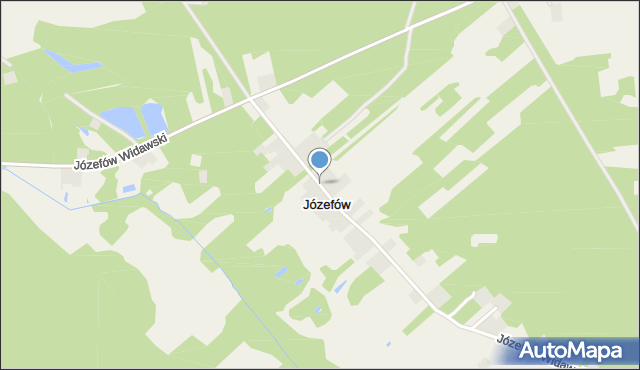 Józefów Widawski, Józefów Widawski, mapa Józefów Widawski