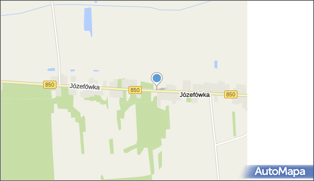 Józefówka gmina Rachanie, Józefówka, mapa Józefówka gmina Rachanie