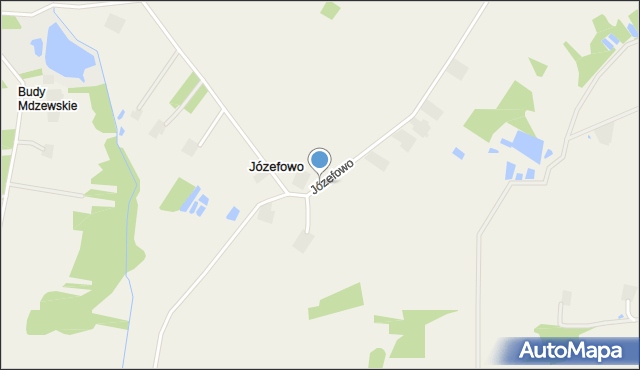 Józefowo gmina Strzegowo, Józefowo, mapa Józefowo gmina Strzegowo