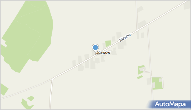 Józwów, Józwów, mapa Józwów