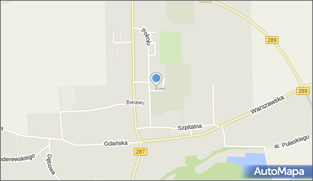 Lubsko, Jodłowa, mapa Lubsko