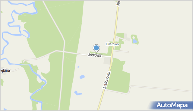 Rajkowy, Jodłowa, mapa Rajkowy