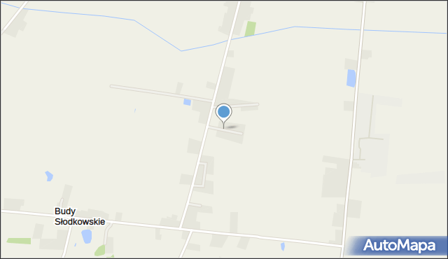 Słodków gmina Turek, Jodłowa, mapa Słodków gmina Turek