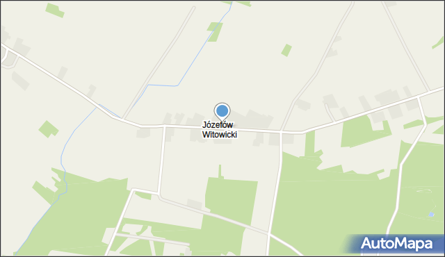 Witowice gmina Bogoria, Józefów Witowicki, mapa Witowice gmina Bogoria