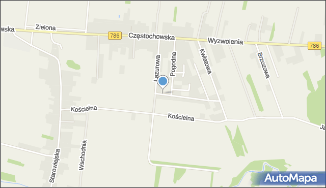 Jaskrów, Jutrzenki, mapa Jaskrów