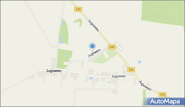 Jugowiec, Jugowiec, mapa Jugowiec