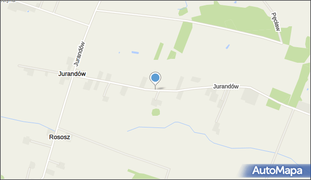 Jurandów, Jurandów, mapa Jurandów