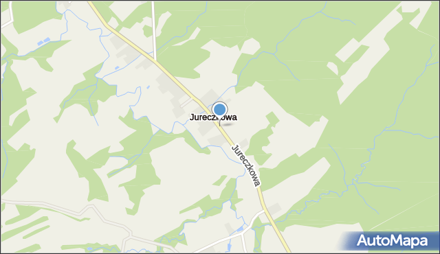 Jureczkowa, Jureczkowa, mapa Jureczkowa