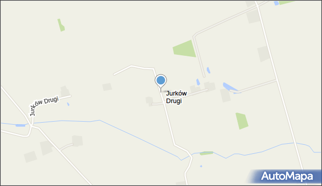 Jurków Drugi, Jurków Drugi, mapa Jurków Drugi