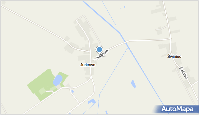 Jurkowo gmina Krzywiń, Jurkowo, mapa Jurkowo gmina Krzywiń