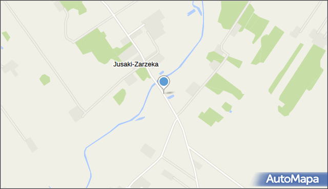 Jusaki-Zarzeka, Jusaki-Zarzeka, mapa Jusaki-Zarzeka