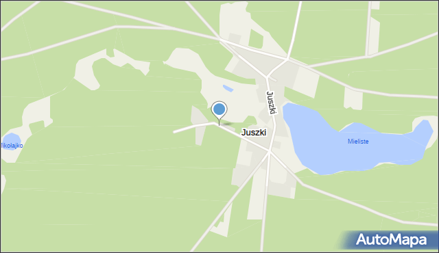 Juszki, Juszki, mapa Juszki