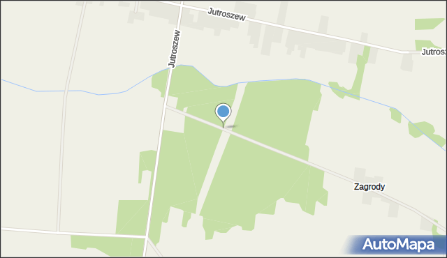 Jutroszew, Jutroszew, mapa Jutroszew