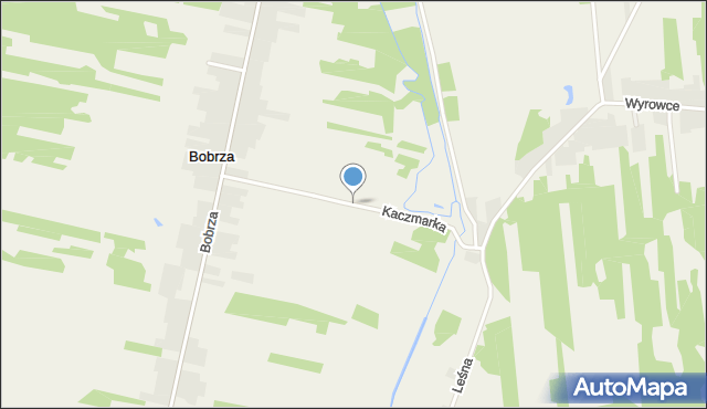 Bobrza, Kaczmarka, mapa Bobrza