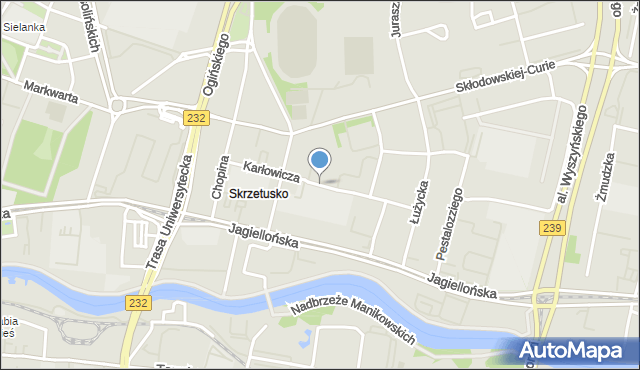 Bydgoszcz, Karłowicza Mieczysława, mapa Bydgoszczy