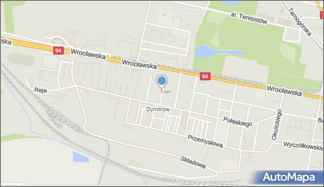 Bytom, Kasprowicza Jana, mapa Bytomia