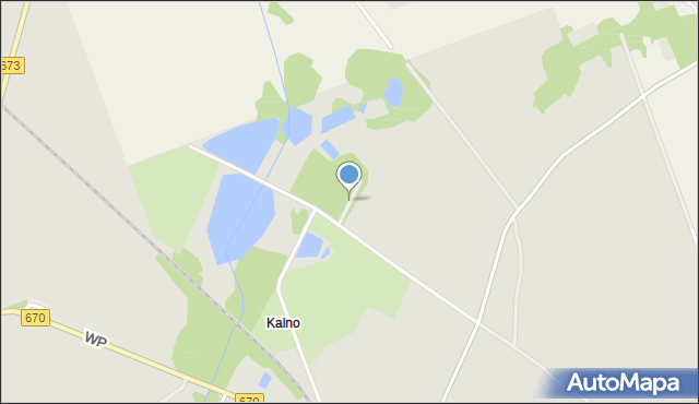 Dąbrowa Białostocka, Kalno, mapa Dąbrowa Białostocka