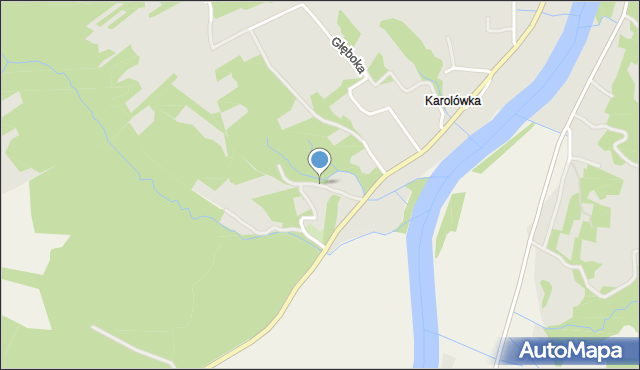 Dynów, Kaniowiec, mapa Dynów