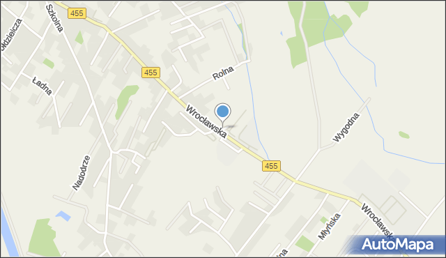 Gajków, Kamieniecka, mapa Gajków