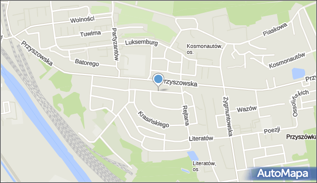 Gliwice, Karskiego Jana, mapa Gliwic