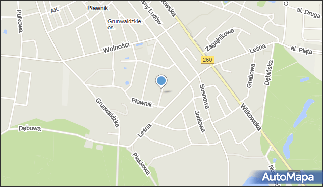 Gniezno, Kampanii Wrześniowej, mapa Gniezna