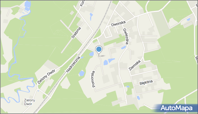 Gościcino, Kaszubska, mapa Gościcino