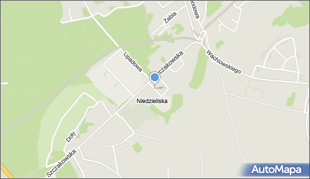 Jaworzno, Kasprzaka Marcina, mapa Jaworzno