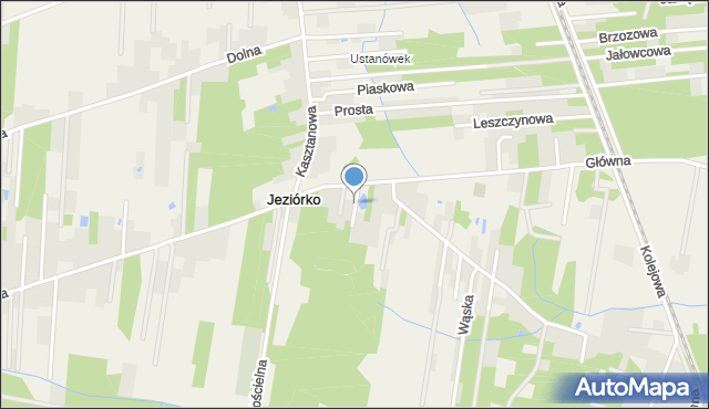 Jeziórko gmina Prażmów, Kasztelańska, mapa Jeziórko gmina Prażmów