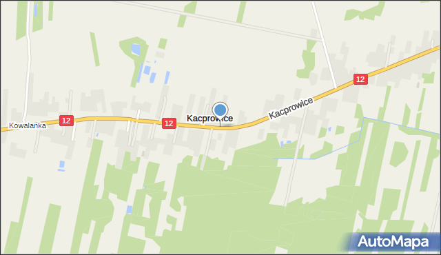 Kacprowice, Kacprowice, mapa Kacprowice