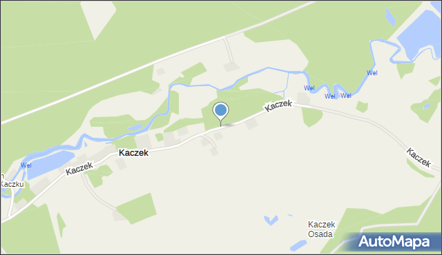 Kaczek, Kaczek, mapa Kaczek