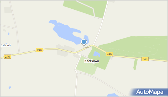 Kaczkowo gmina Gniewkowo, Kaczkowo, mapa Kaczkowo gmina Gniewkowo