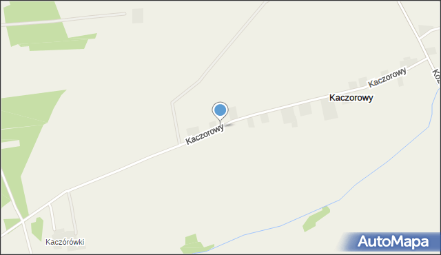 Kaczorowy, Kaczorowy, mapa Kaczorowy