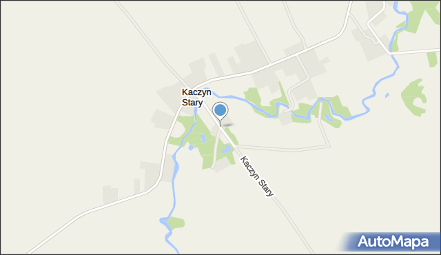 Kaczyn Stary, Kaczyn Stary, mapa Kaczyn Stary