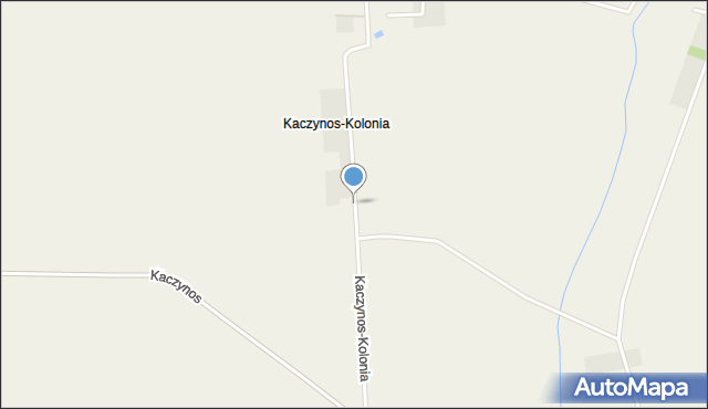 Kaczynos-Kolonia, Kaczynos-Kolonia, mapa Kaczynos-Kolonia