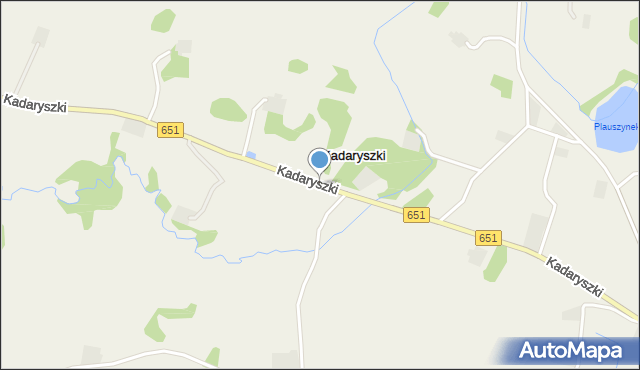Kadaryszki, Kadaryszki, mapa Kadaryszki