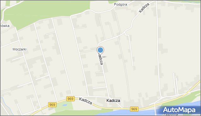 Kadcza, Kadcza, mapa Kadcza