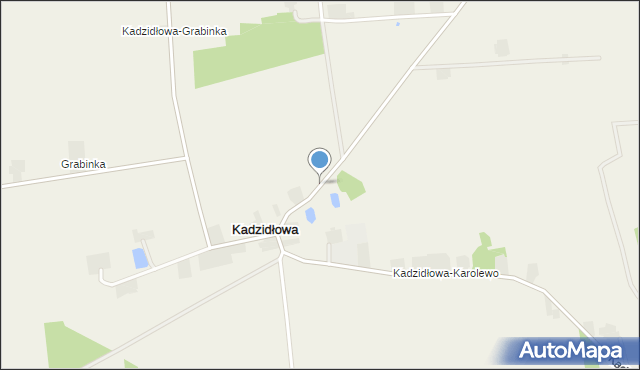 Kadzidłowa, Kadzidłowa, mapa Kadzidłowa