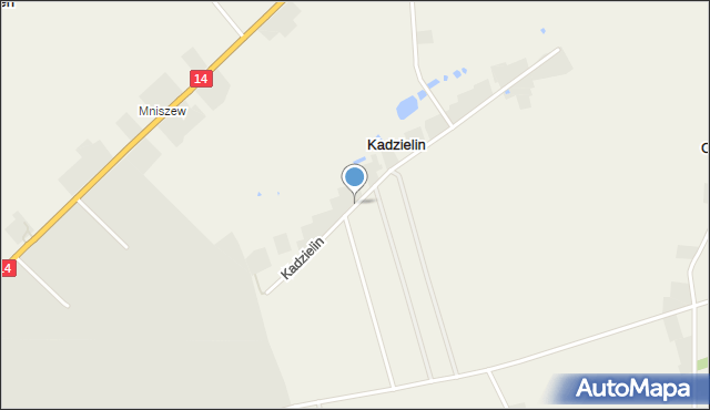 Kadzielin, Kadzielin, mapa Kadzielin