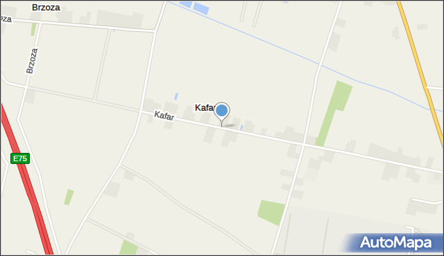 Kafar, Kafar, mapa Kafar