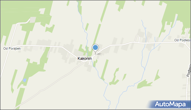 Kakonin, Kakonin, mapa Kakonin