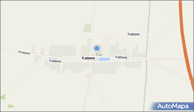 Kaława, Kaława, mapa Kaława