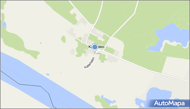 Kaleńsko, Kaleńsko, mapa Kaleńsko