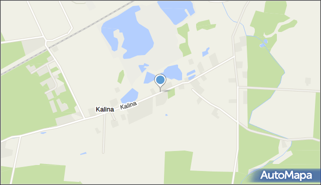 Kalina gmina Gniezno, Kalina, mapa Kalina gmina Gniezno